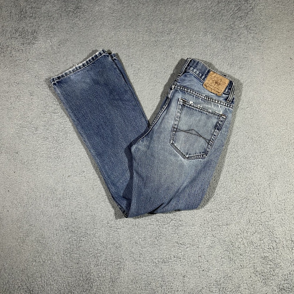 Y2k Aeropostale Women's Driggs Slim Boot Cut Blue Jeans 28x30 #3403